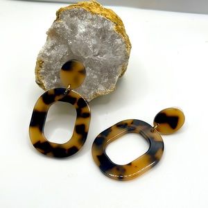 Leopard Print Earrings